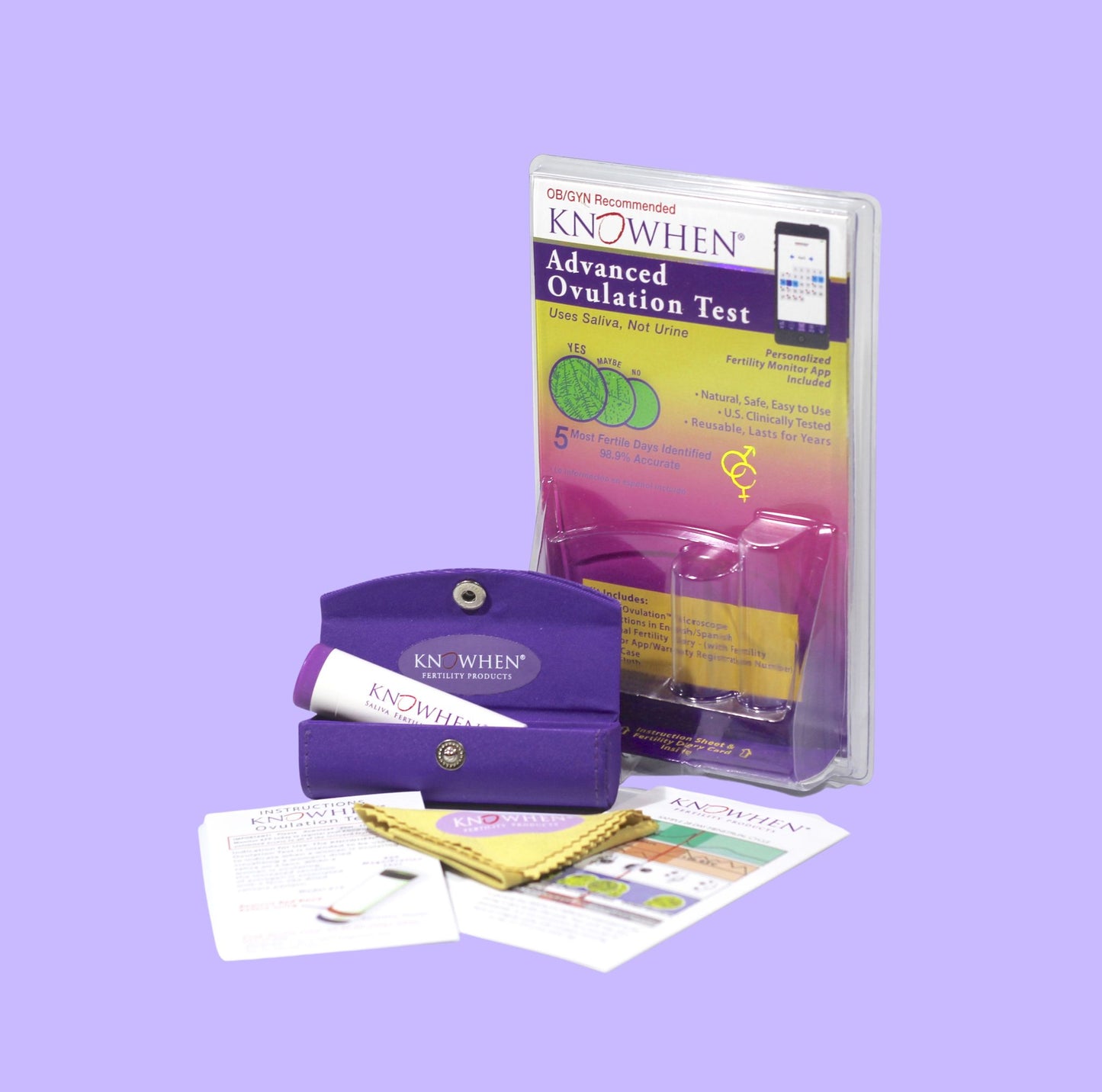 KNOWHEN® Saliva Ovulation Test